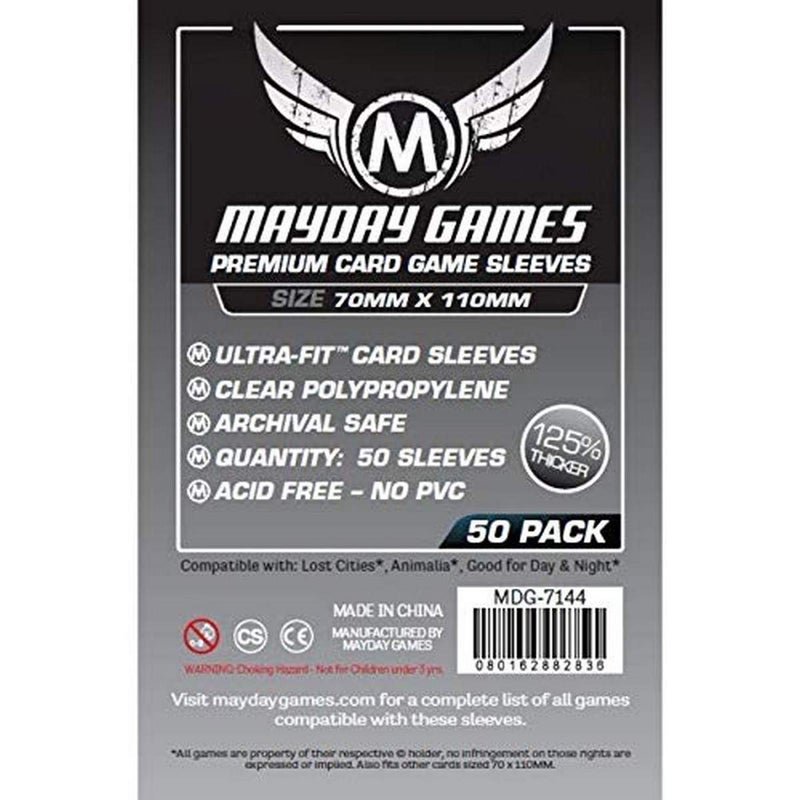 Mayday Games Lost Cities Sleeves (70x110mm) - 50 Premium Sleeves